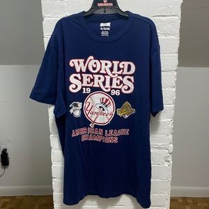 Mens New York Yankees 1996 World Series American League Champs T shirt